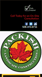 Mobile Screenshot of packishlandscape.com